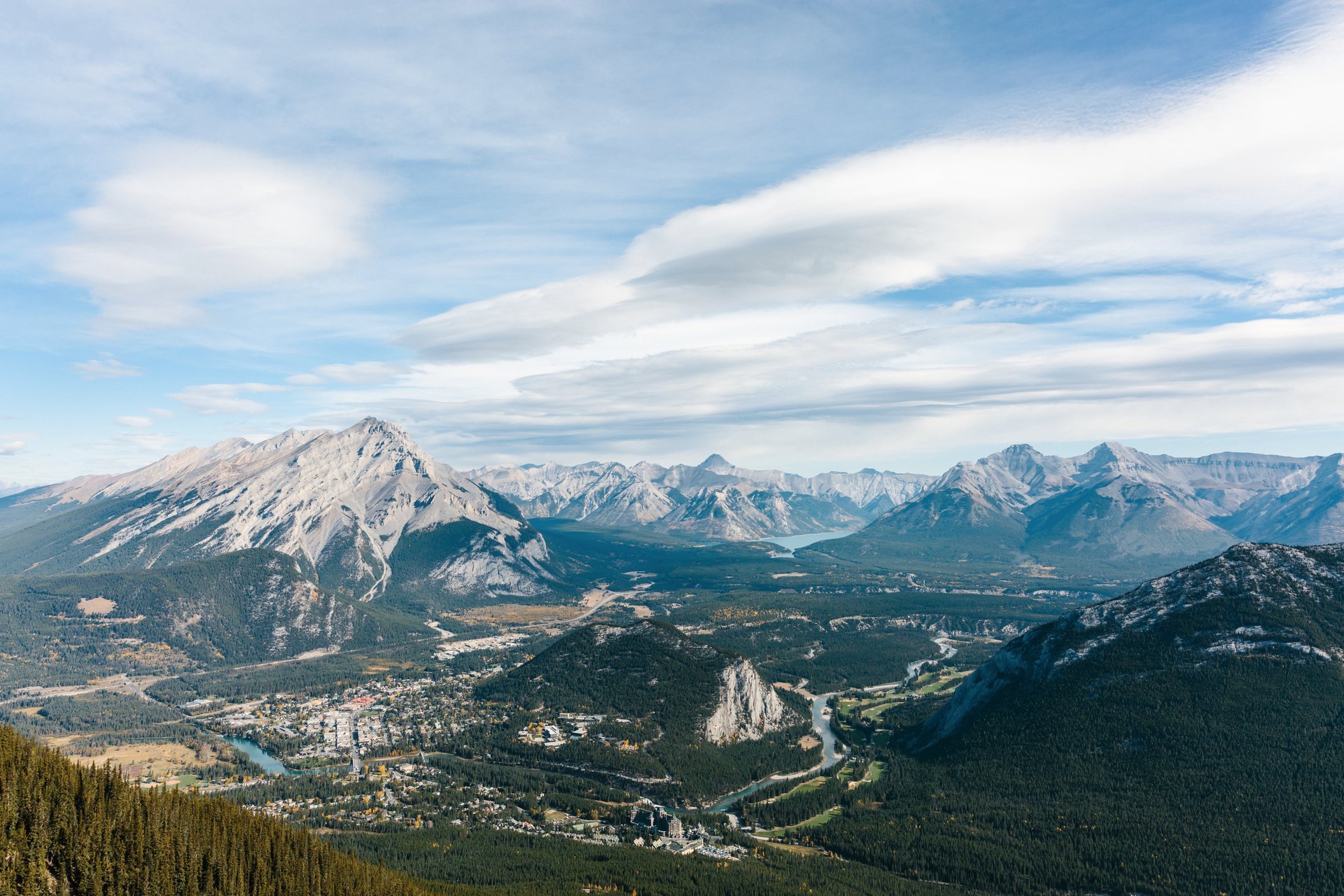 View from Mount Norquay Banff Summer