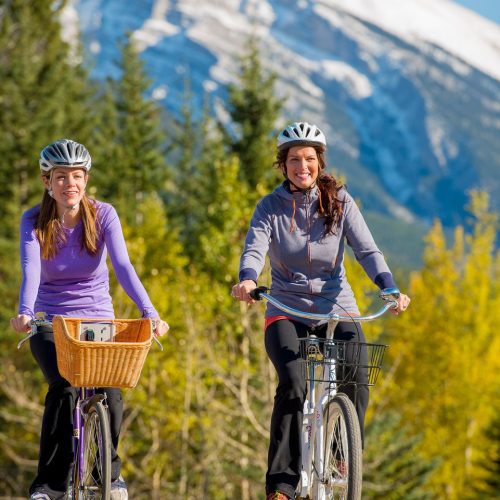 Cycling Legacy Trail Canmore to Banff